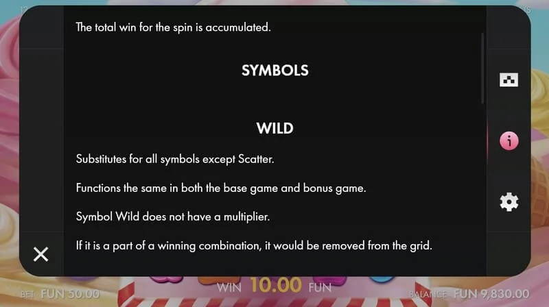 Sugar Wins - simbol slot manis